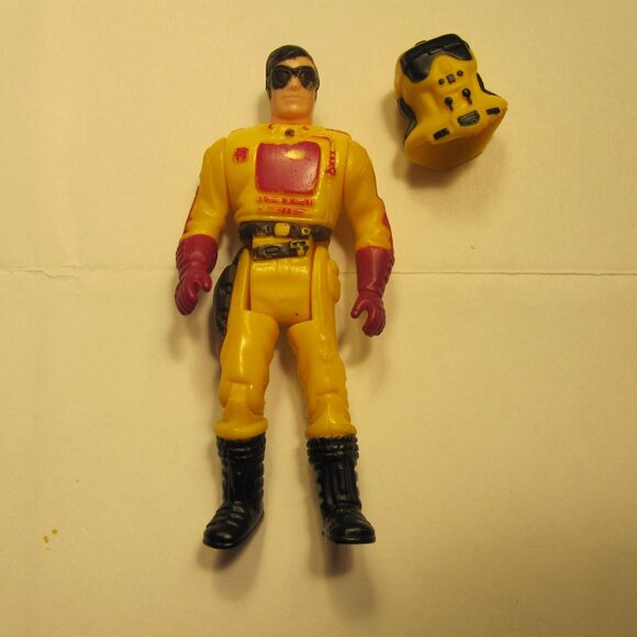 1985 Kenner KPT M.A.S.K. Action Figure: Brad Turner w/ Short Helmet Condor Pilot - Picture 1 of 2